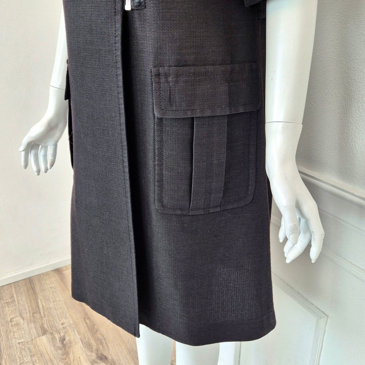 BCBG MaxAzria | Spolverino nero mezza manica