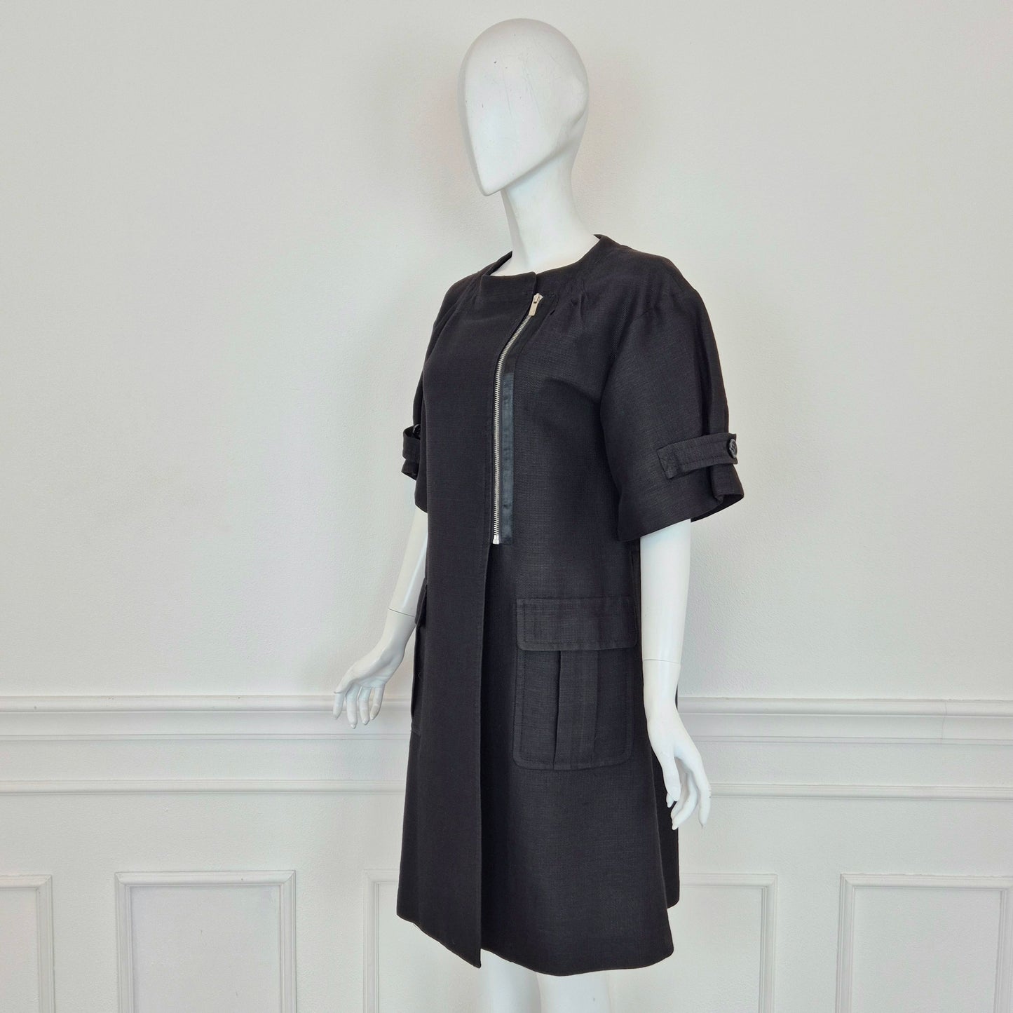 BCBG MaxAzria | Spolverino nero mezza manica