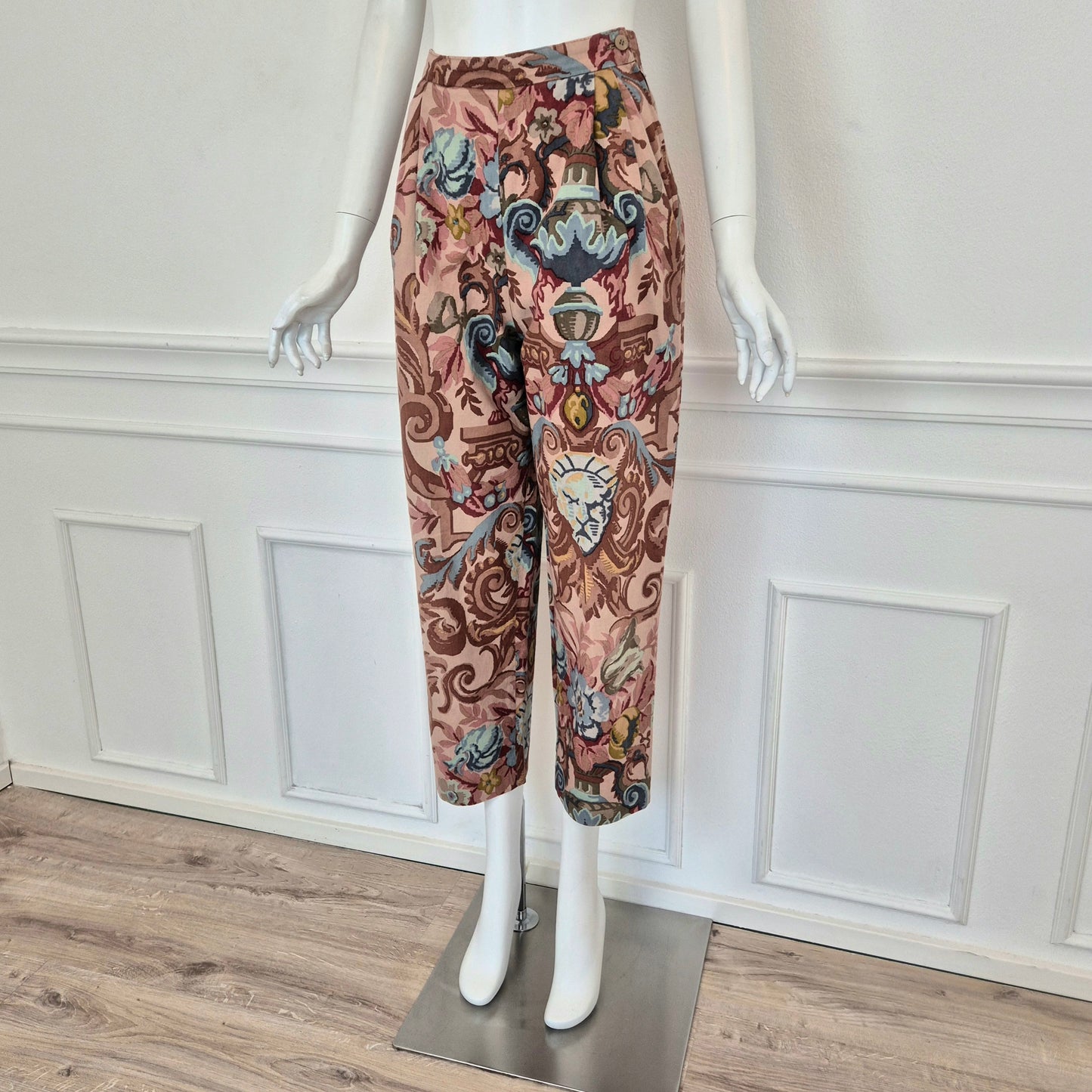 Callaghan by Romeo Gigli | Pantaloni in cotone stampa 1989