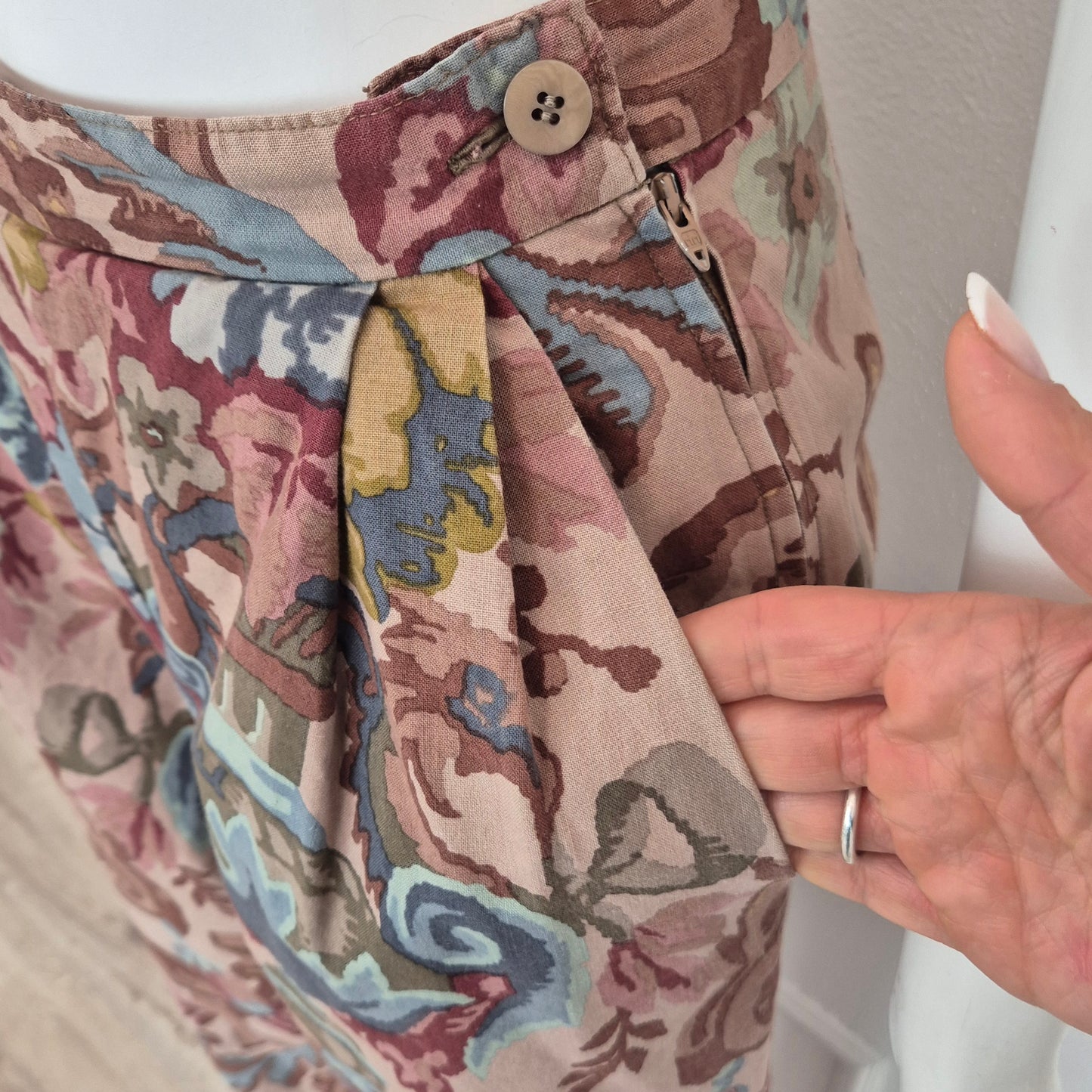 Callaghan by Romeo Gigli | Pantaloni in cotone stampa 1989