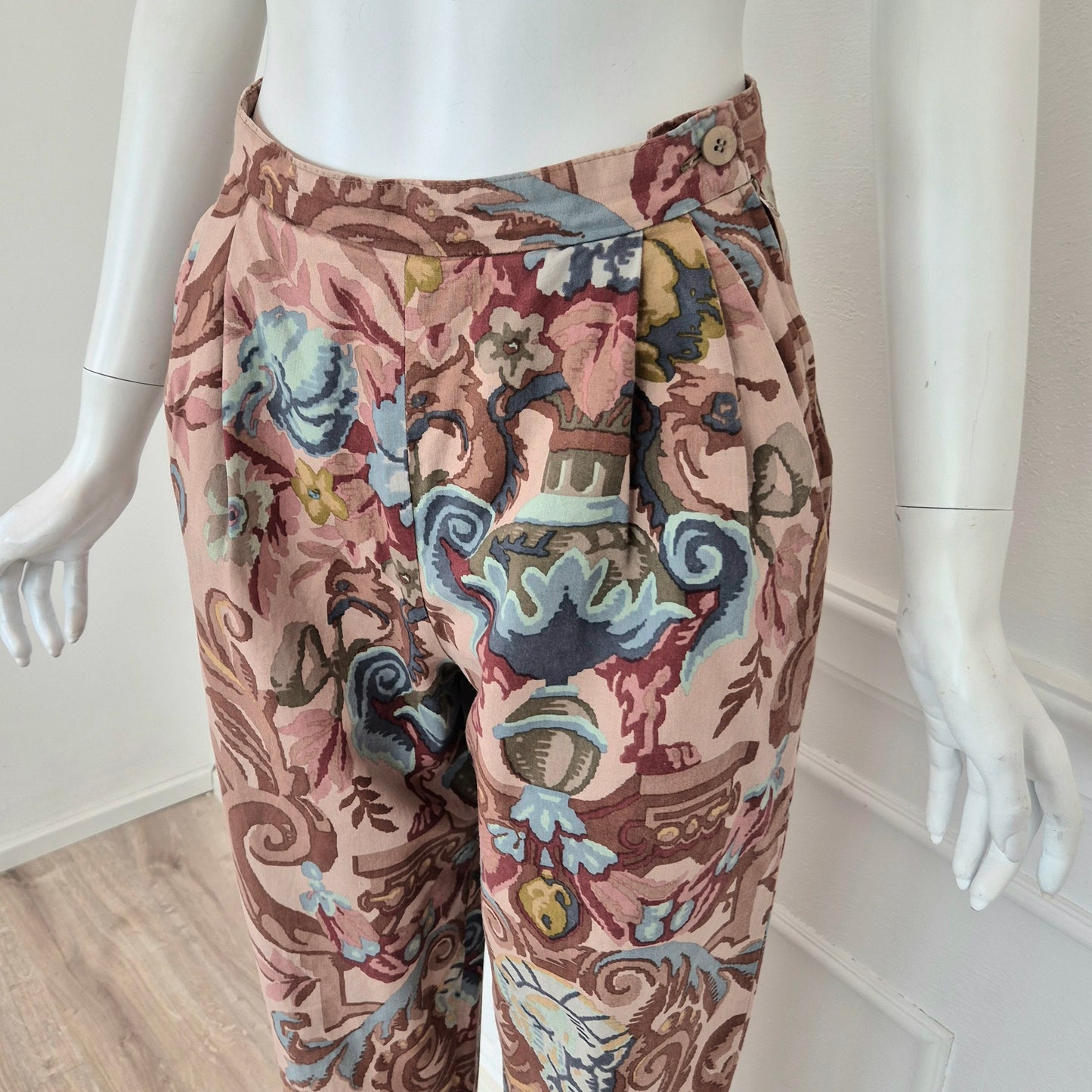 Callaghan by Romeo Gigli | Pantaloni in cotone stampa 1989