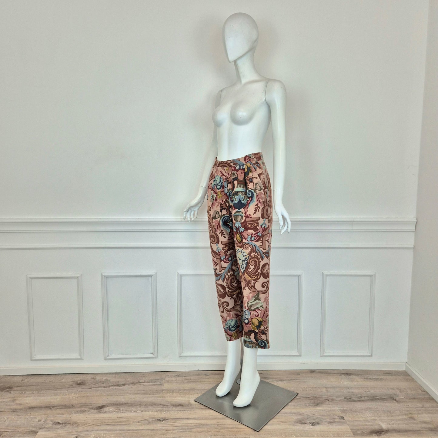 Callaghan by Romeo Gigli | Pantaloni in cotone stampa 1989