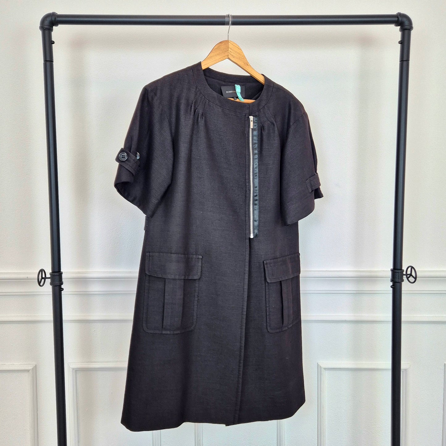 BCBG MaxAzria | Spolverino nero mezza manica