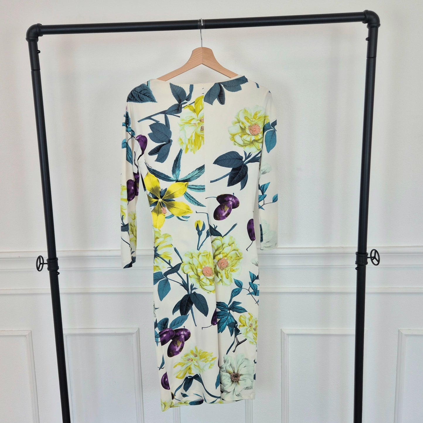 Roberto Cavalli | Abito stampa fiori e susine