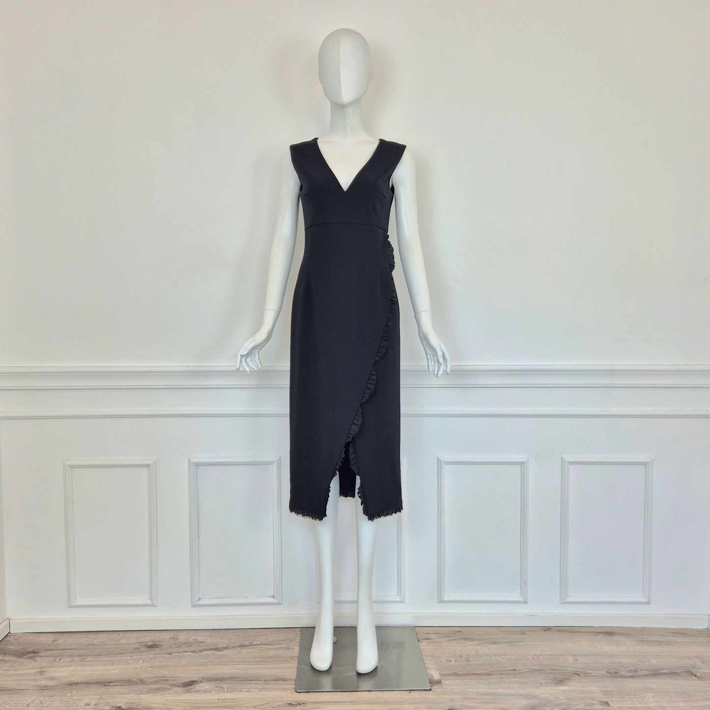 Rossella Jardini | Abito nero scollo a V