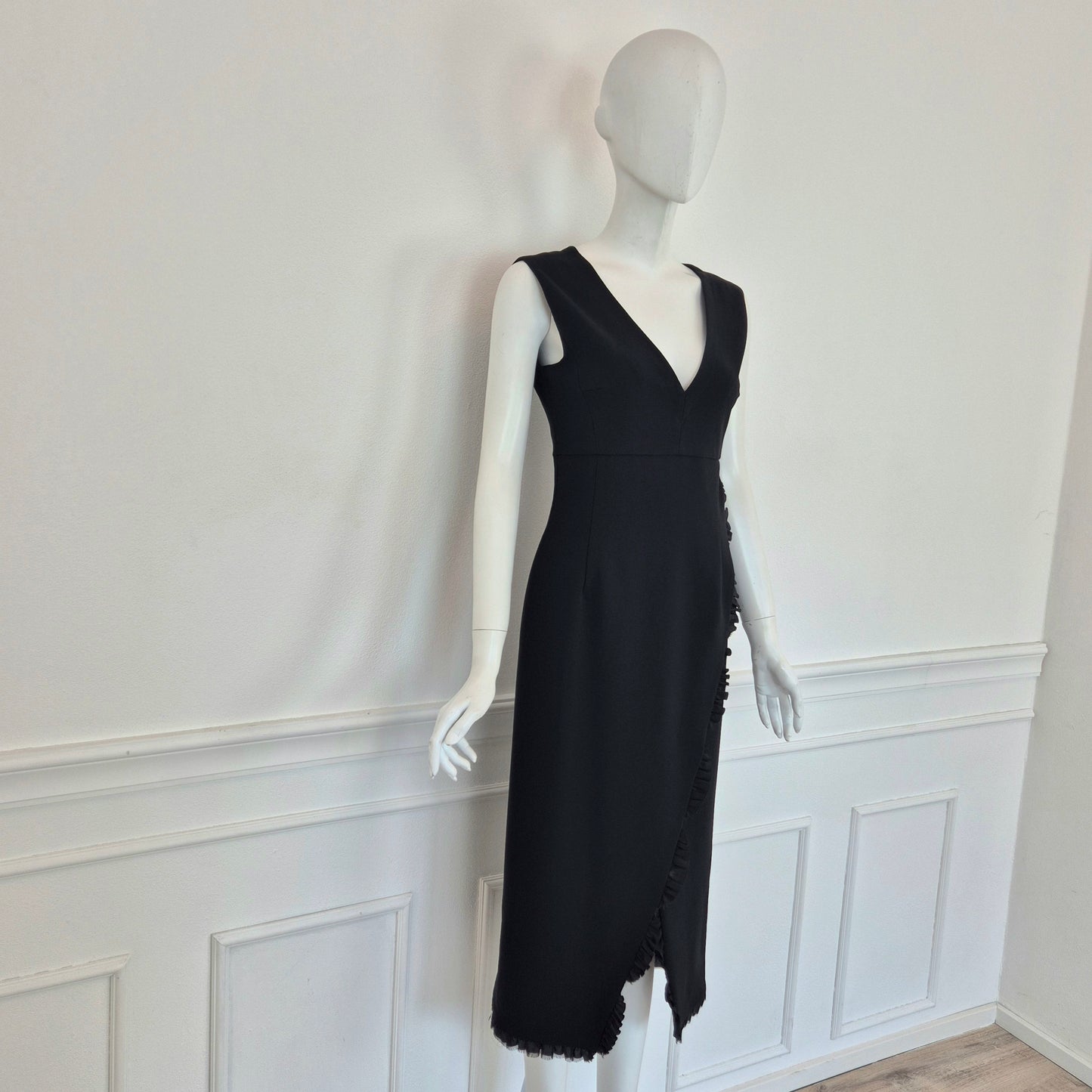 Rossella Jardini | Abito nero scollo a V