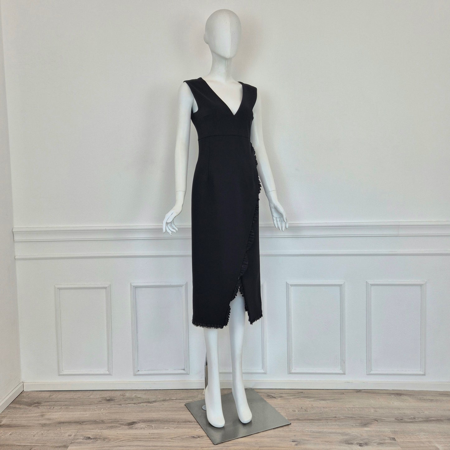 Rossella Jardini | Abito nero scollo a V