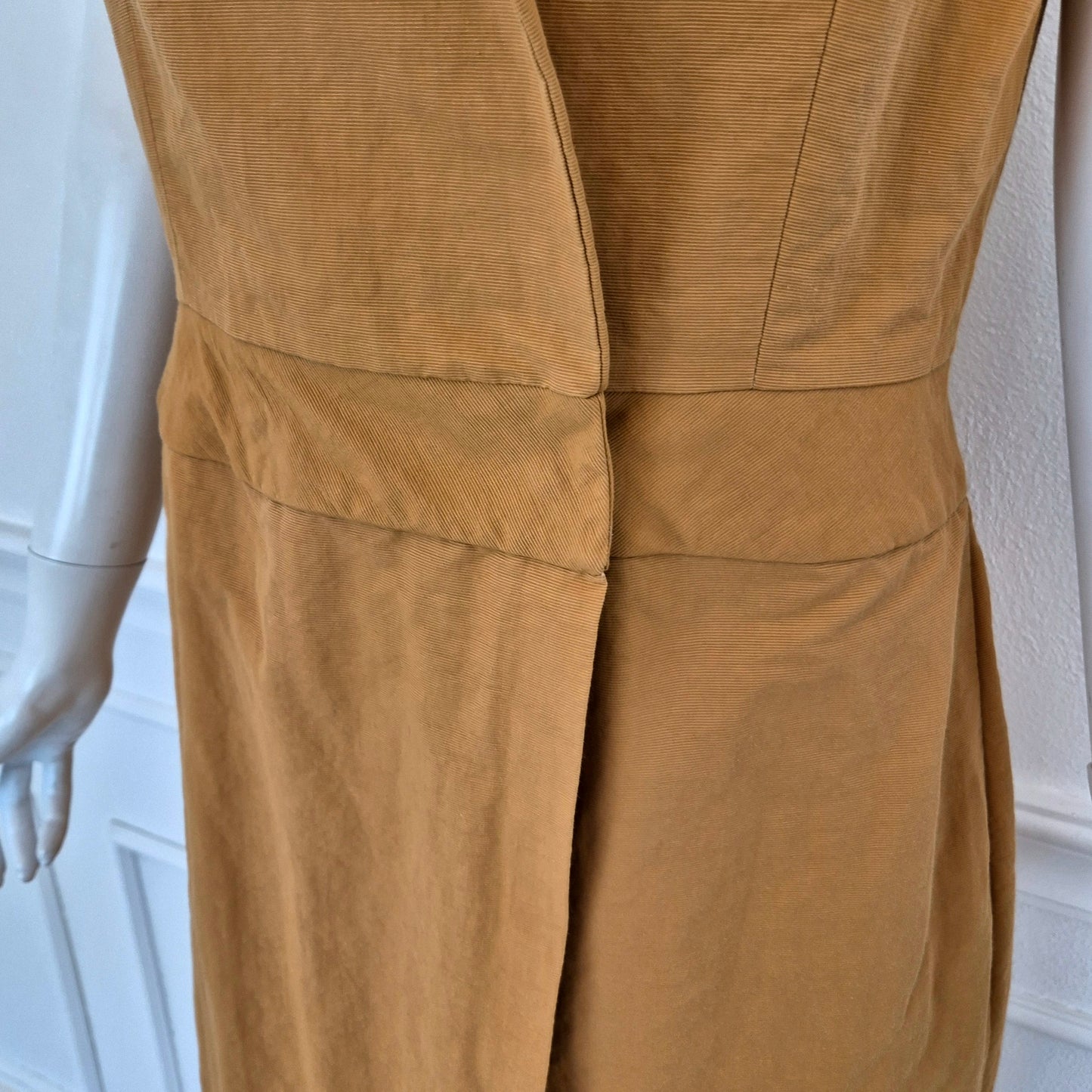 Sophia Nubes | Soprabito - gilet lungo sabbia