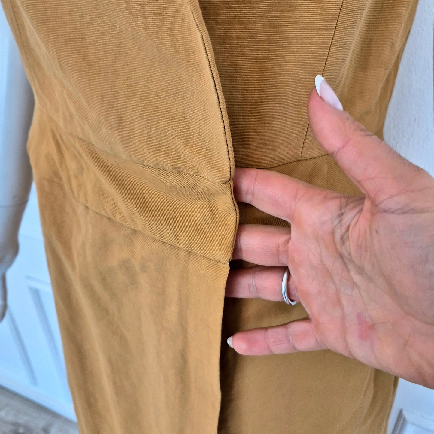 Sophia Nubes | Soprabito - gilet lungo sabbia