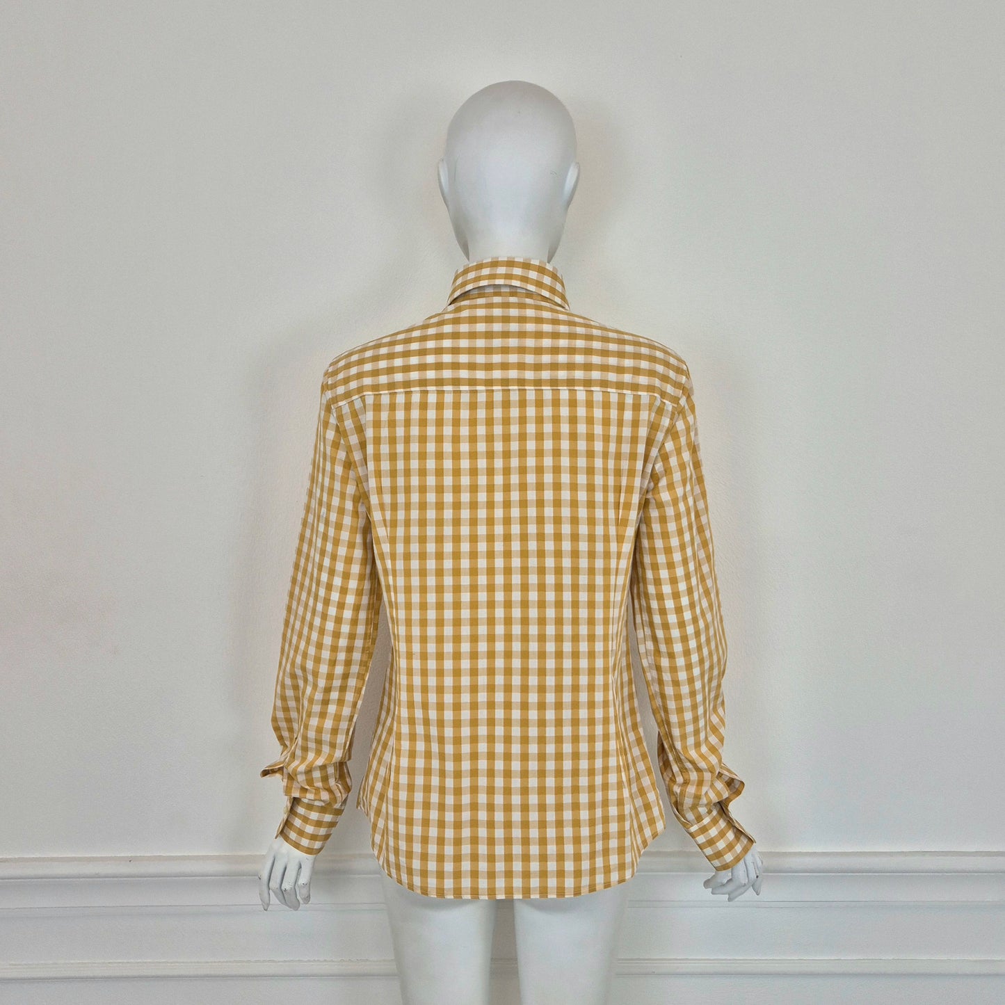 Stella Jean | Camicia vichy senape