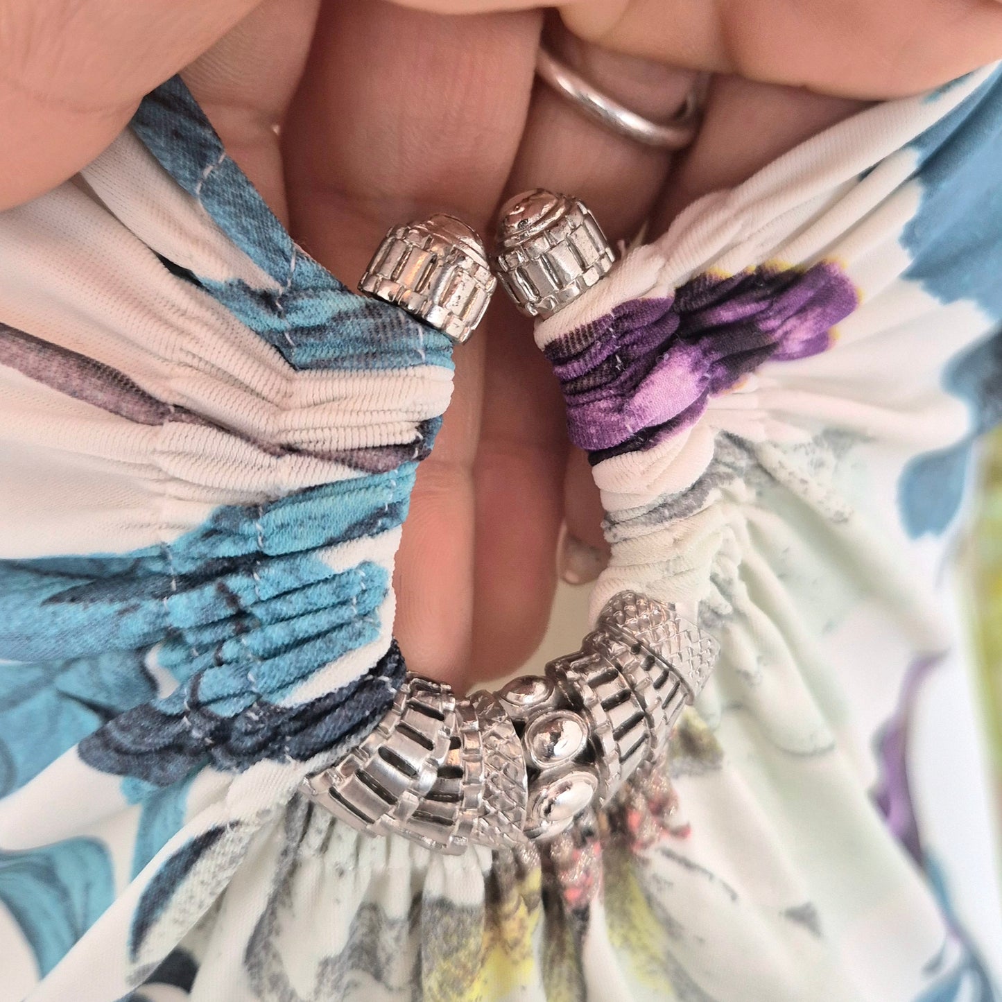 Roberto Cavalli | Abito stampa fiori e susine