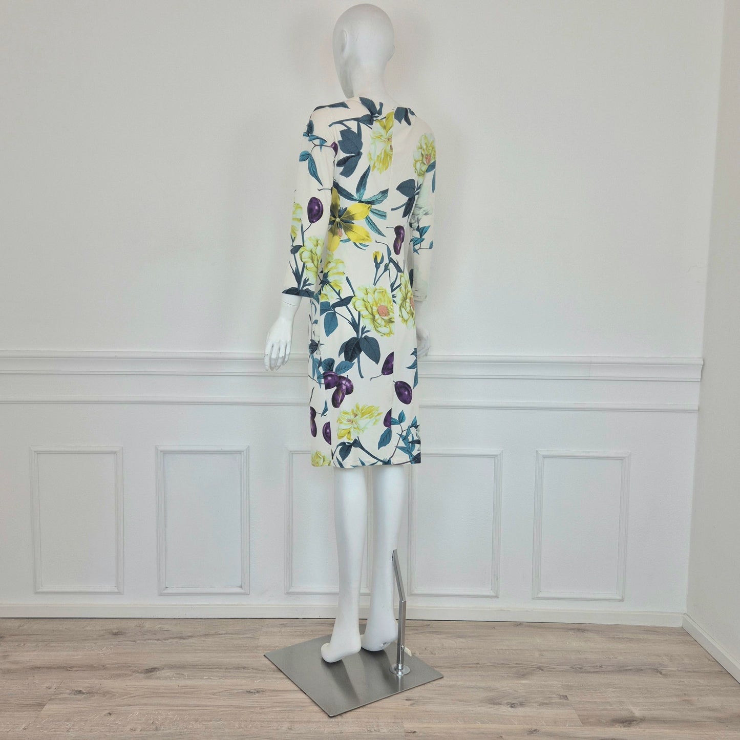 Roberto Cavalli | Abito stampa fiori e susine