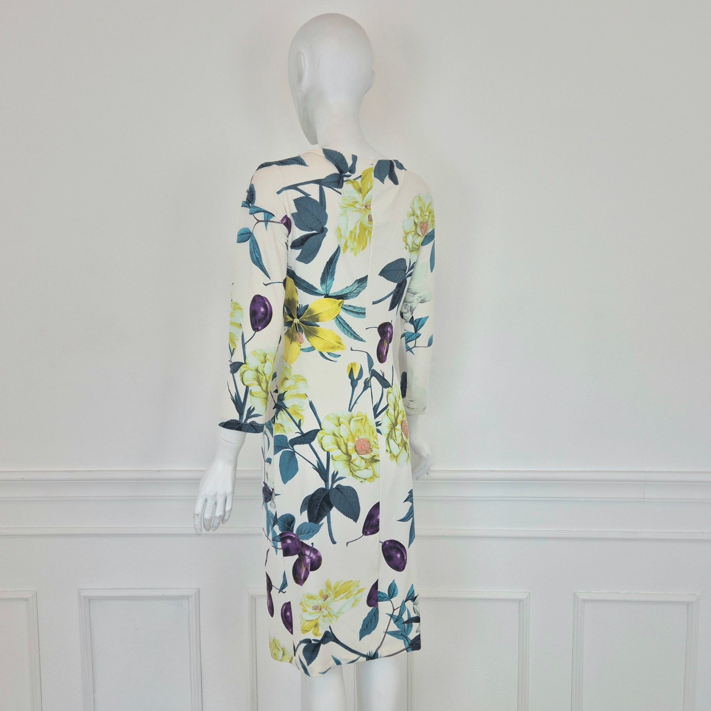 Roberto Cavalli | Abito stampa fiori e susine