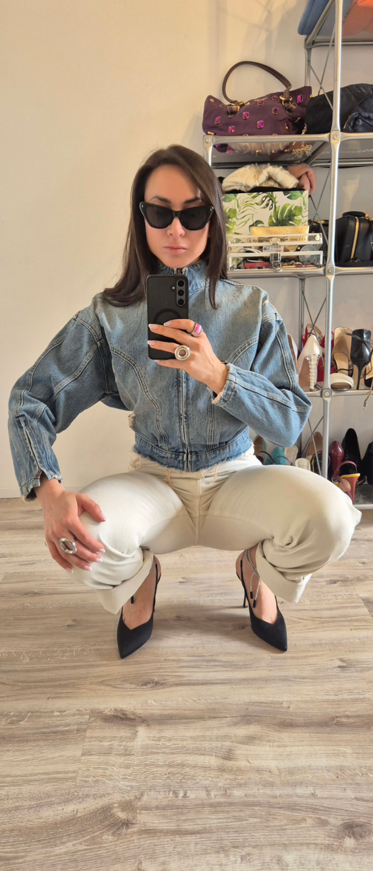 Won Hundred | Giubbino in denim lavaggio chiaro