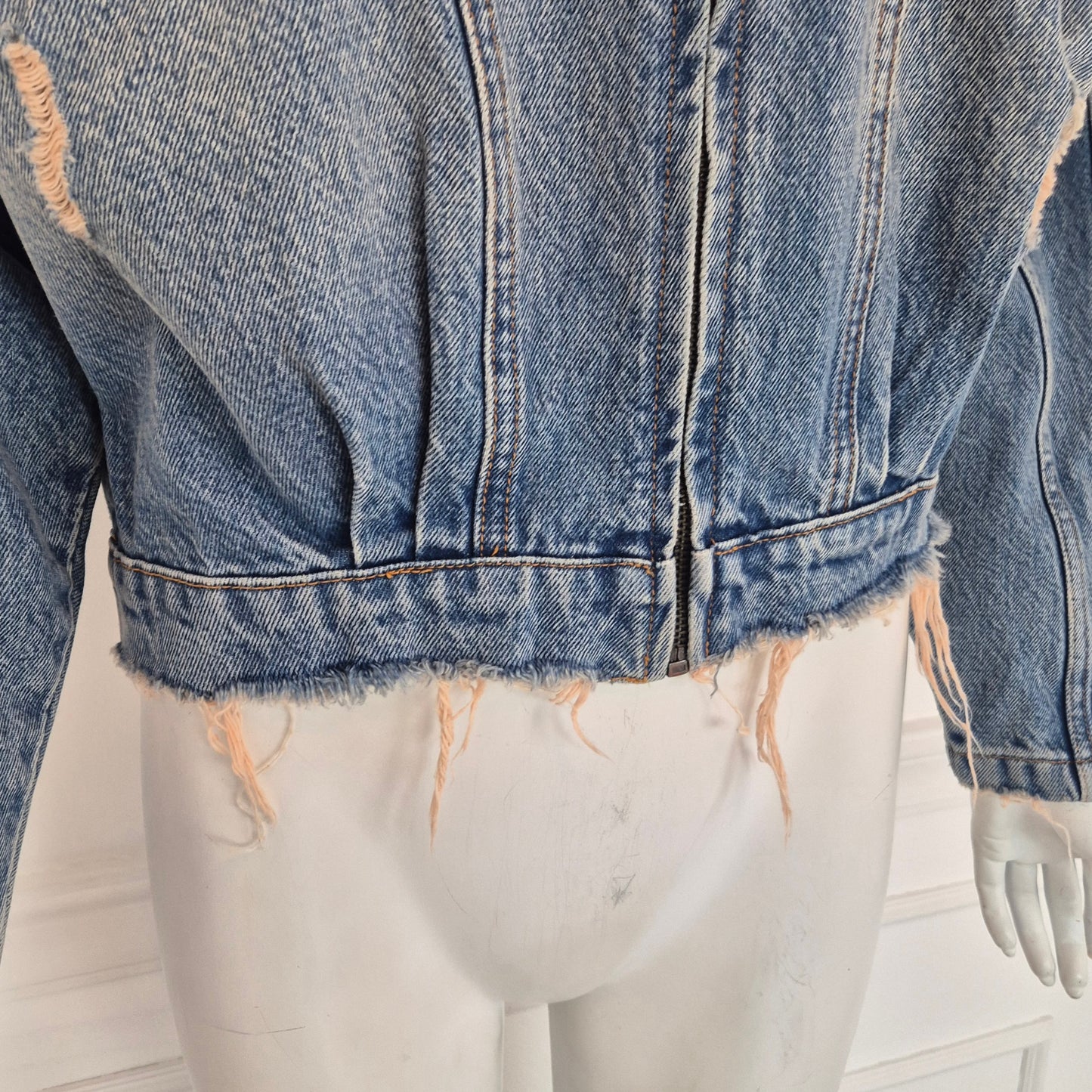 Won Hundred | Giubbino in denim lavaggio chiaro