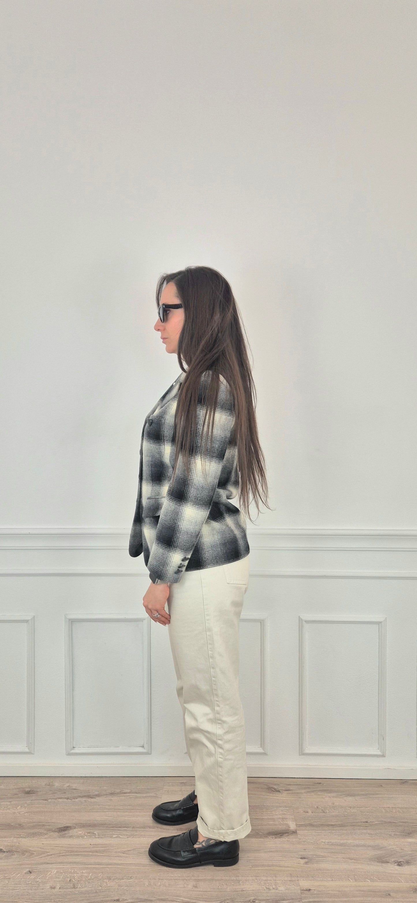 Moschino | Giacca in lana bottoni cuore