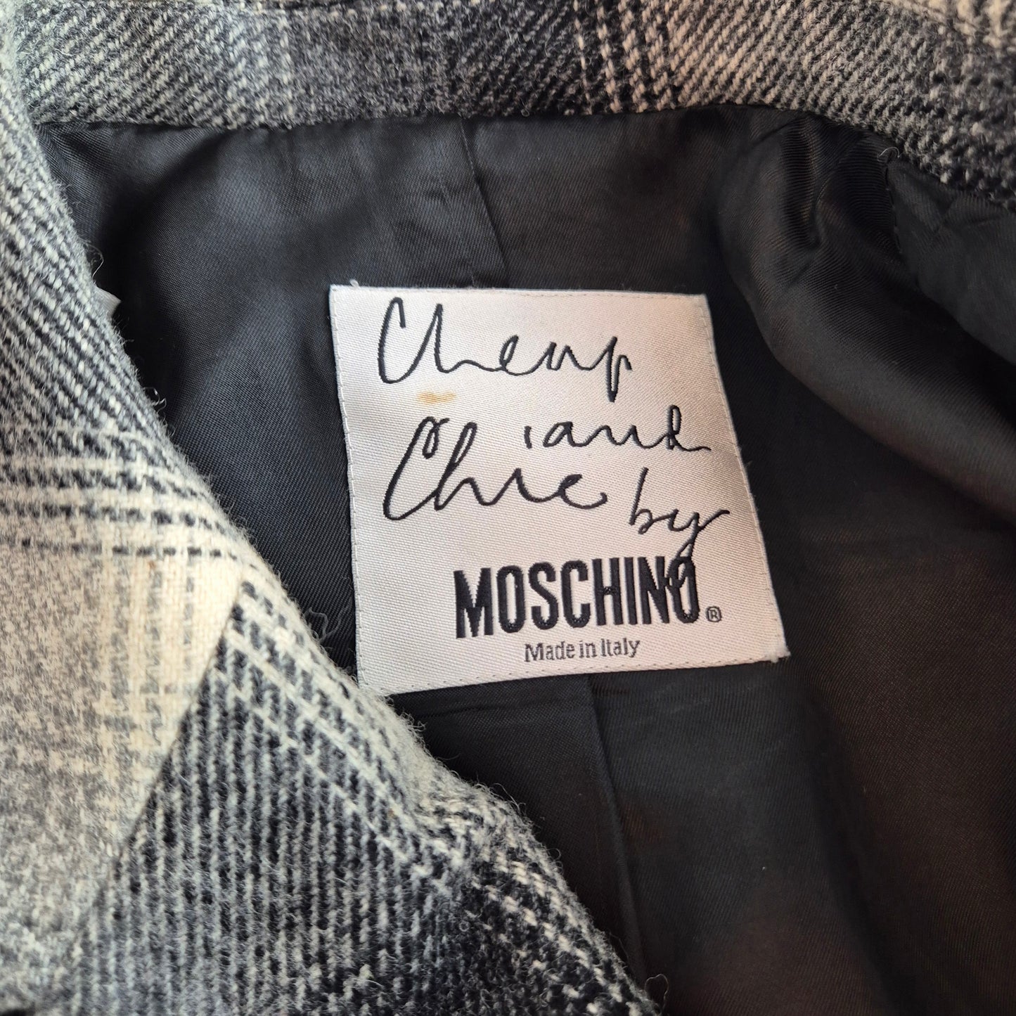 Moschino | Giacca in lana bottoni cuore