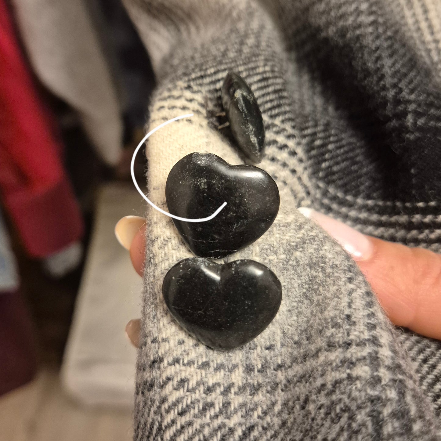 Moschino | Giacca in lana bottoni cuore