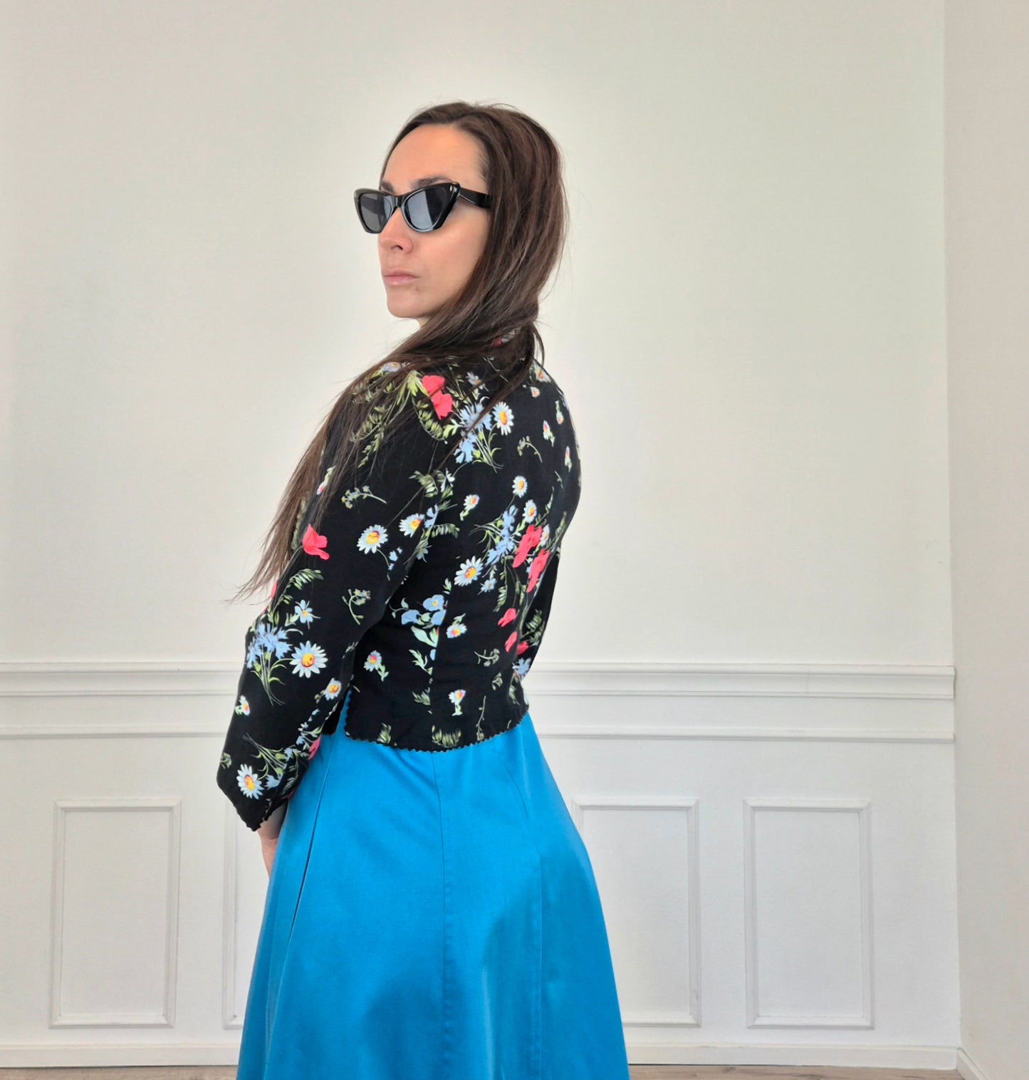 Kenzo | Giacchino stampa margherite e papaveri