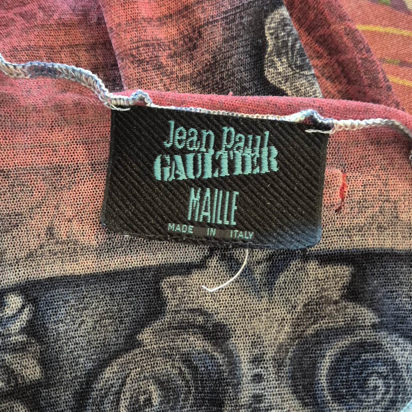 Jean Paul Gaultier Maille | Gilet in tessuto mesh 1995
