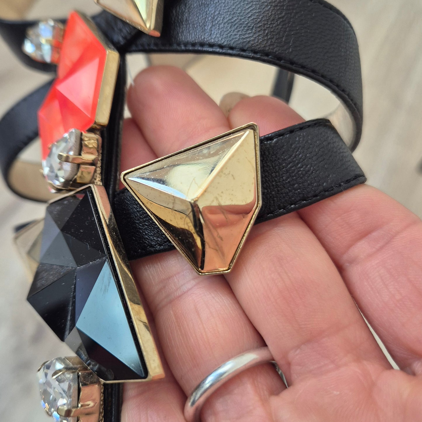 Jimmy Choo | Sandali gioiello pelle nera
