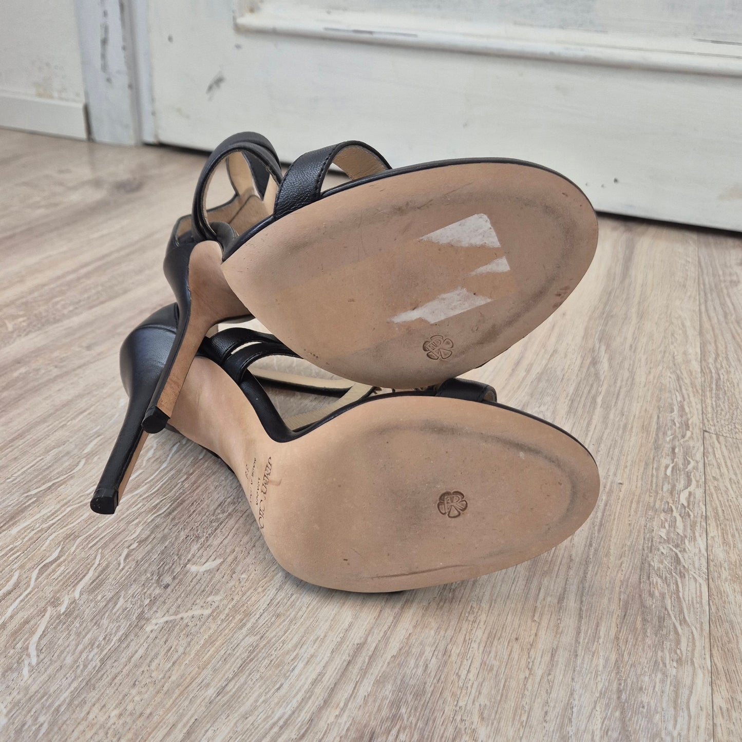 Jimmy Choo | Sandali gioiello pelle nera