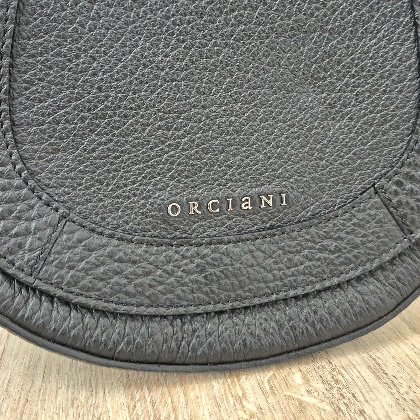 Orciani | Mini bag tracolla pelle nera