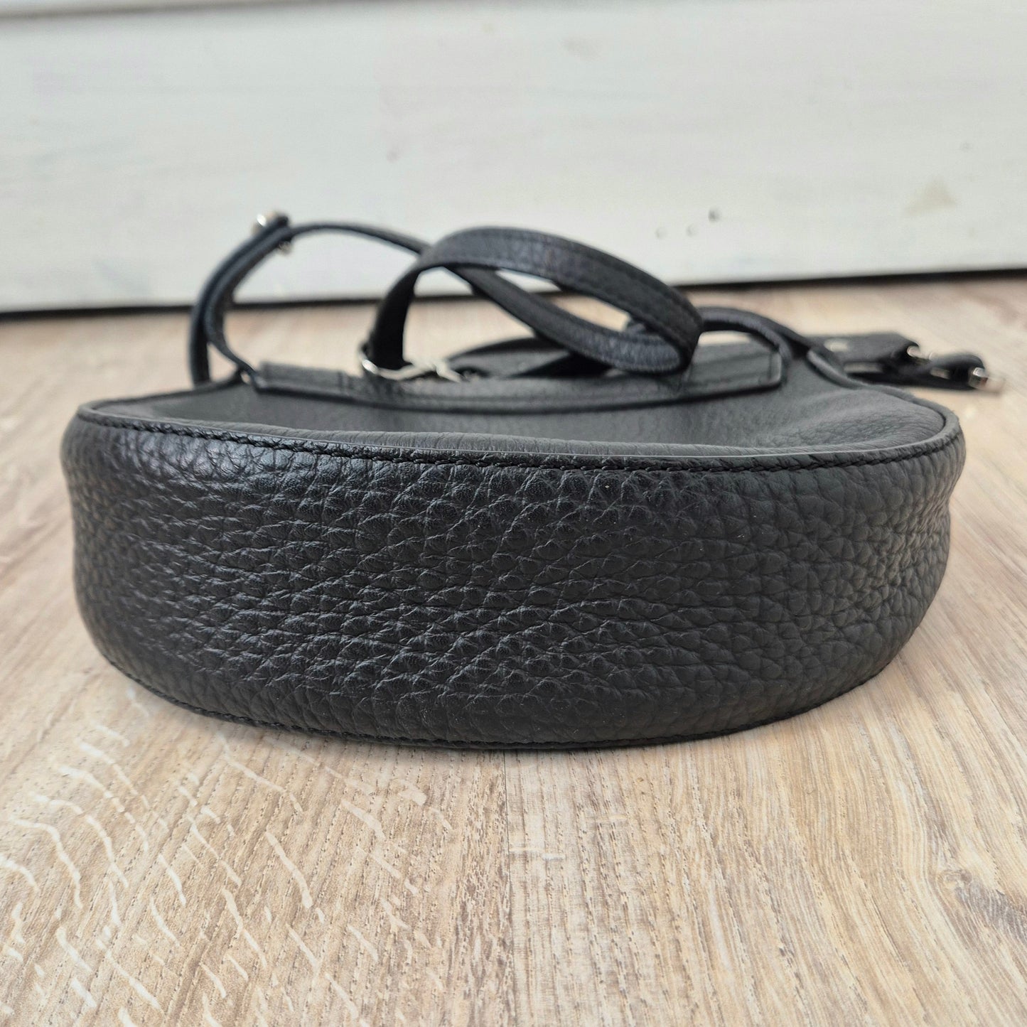 Orciani | Mini bag tracolla pelle nera