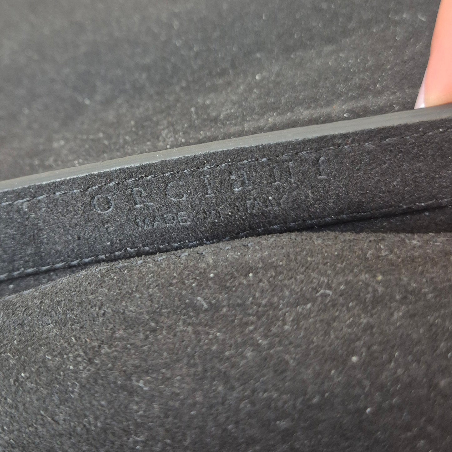 Orciani | Mini bag tracolla pelle nera