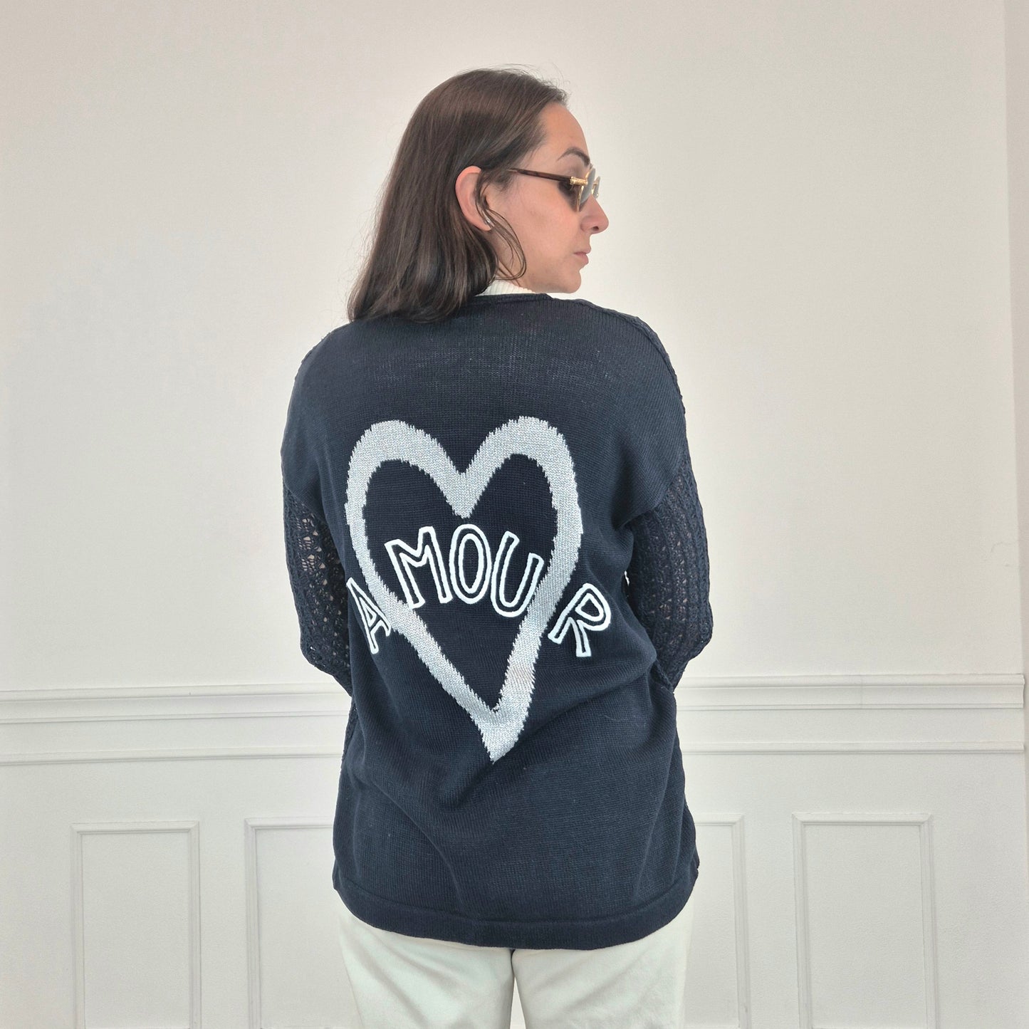 Jc de Castelbajac | Cardigan in cotone "Amour"