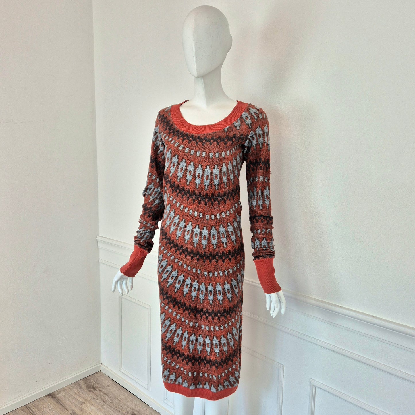 Maison Margiela | Abito cotone stampato