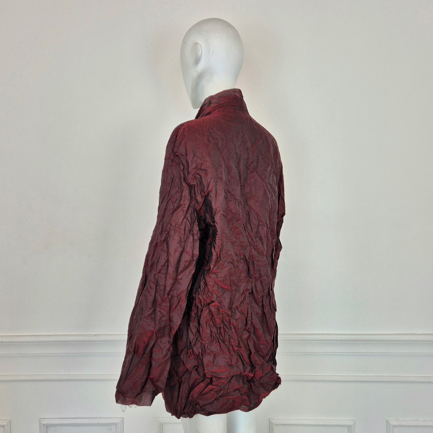 Romeo Gigli | Giacca in metallo effetto stropicciato ss1999
