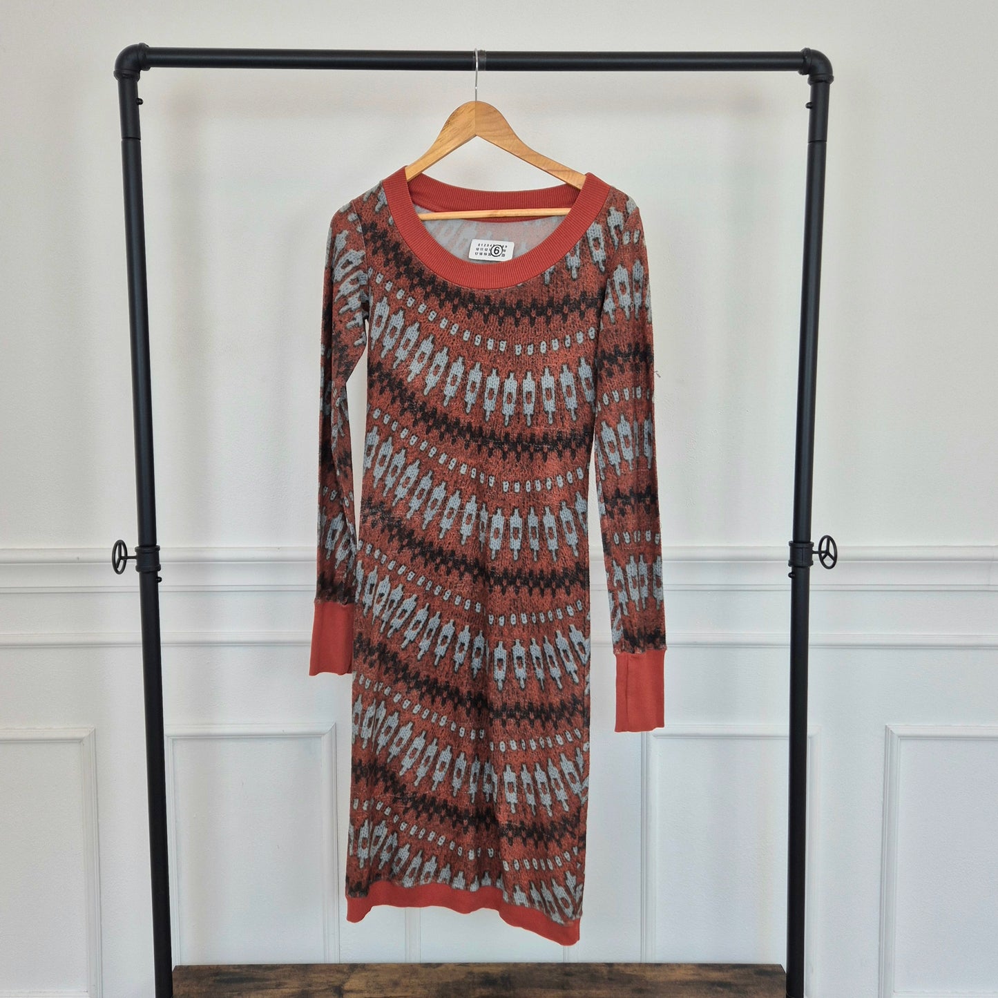 Maison Margiela | Abito cotone stampato