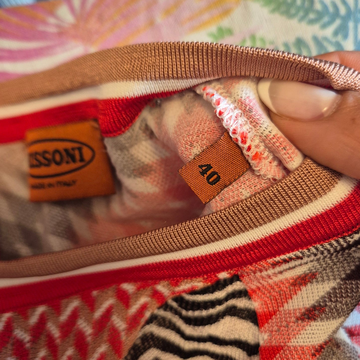 Missoni | Abito corto zig zag