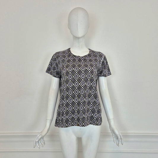 Prada | T shirt rombi viola-verde FW 2012