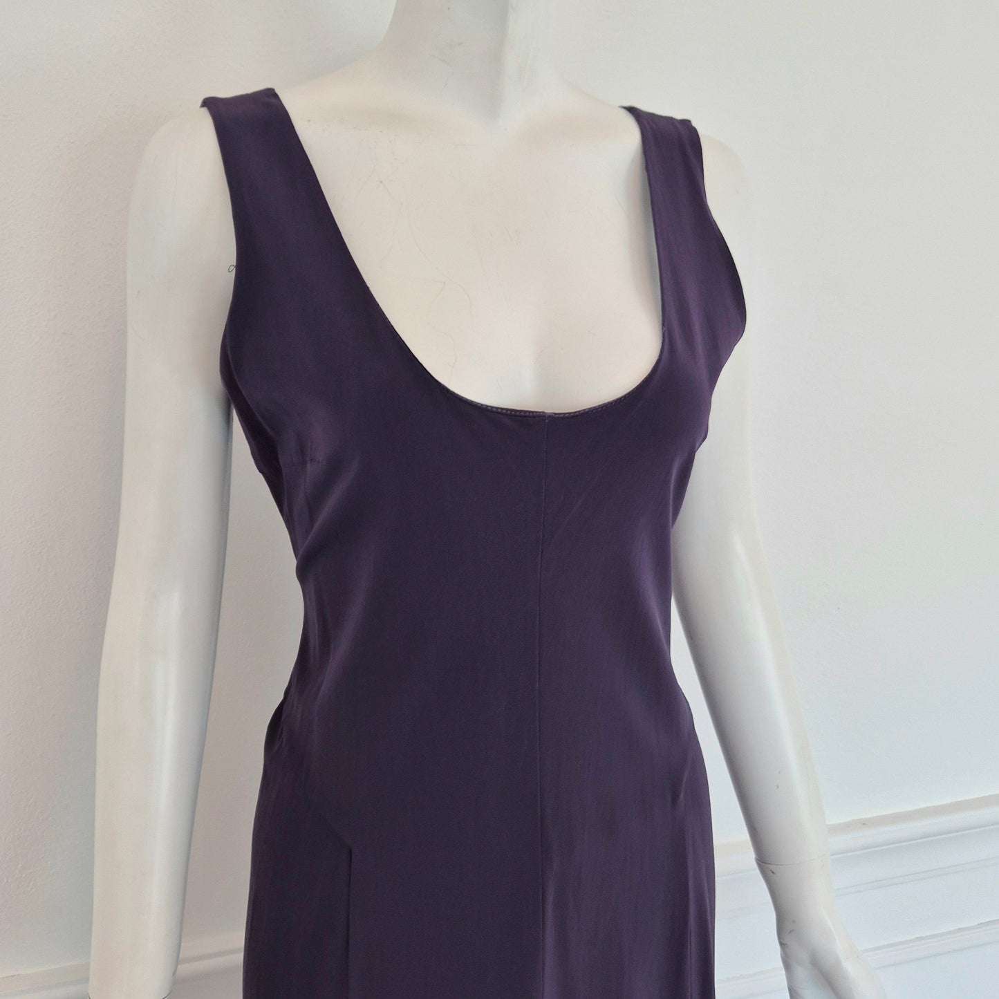Prada | Abito vintage seta viola
