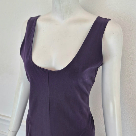 Prada | Abito vintage seta viola