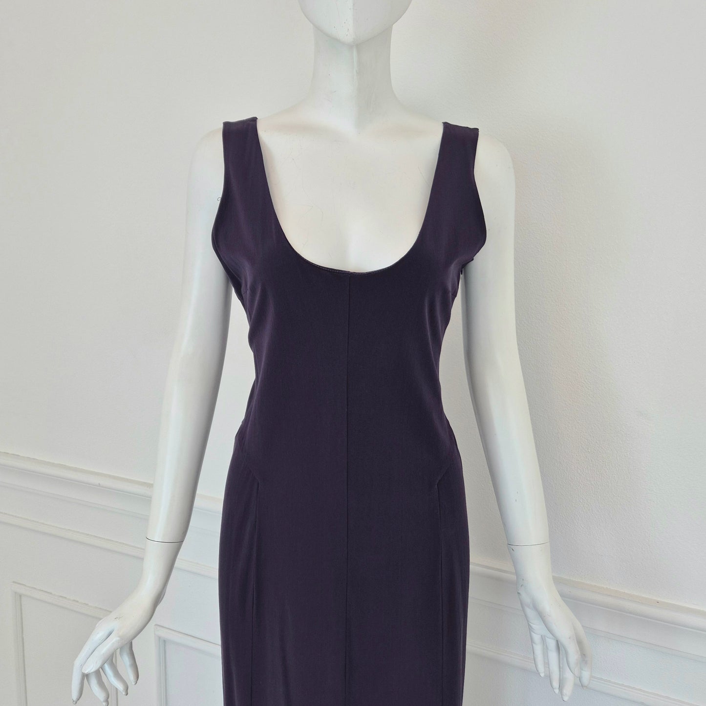 Prada | Abito vintage seta viola