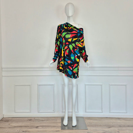 Missoni | Maxi blusa - mini dress vintage macchie multicolor