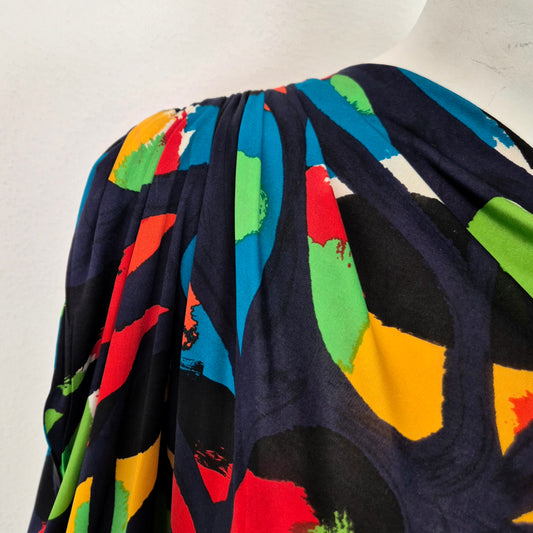 Missoni | Maxi blusa - mini dress vintage macchie multicolor
