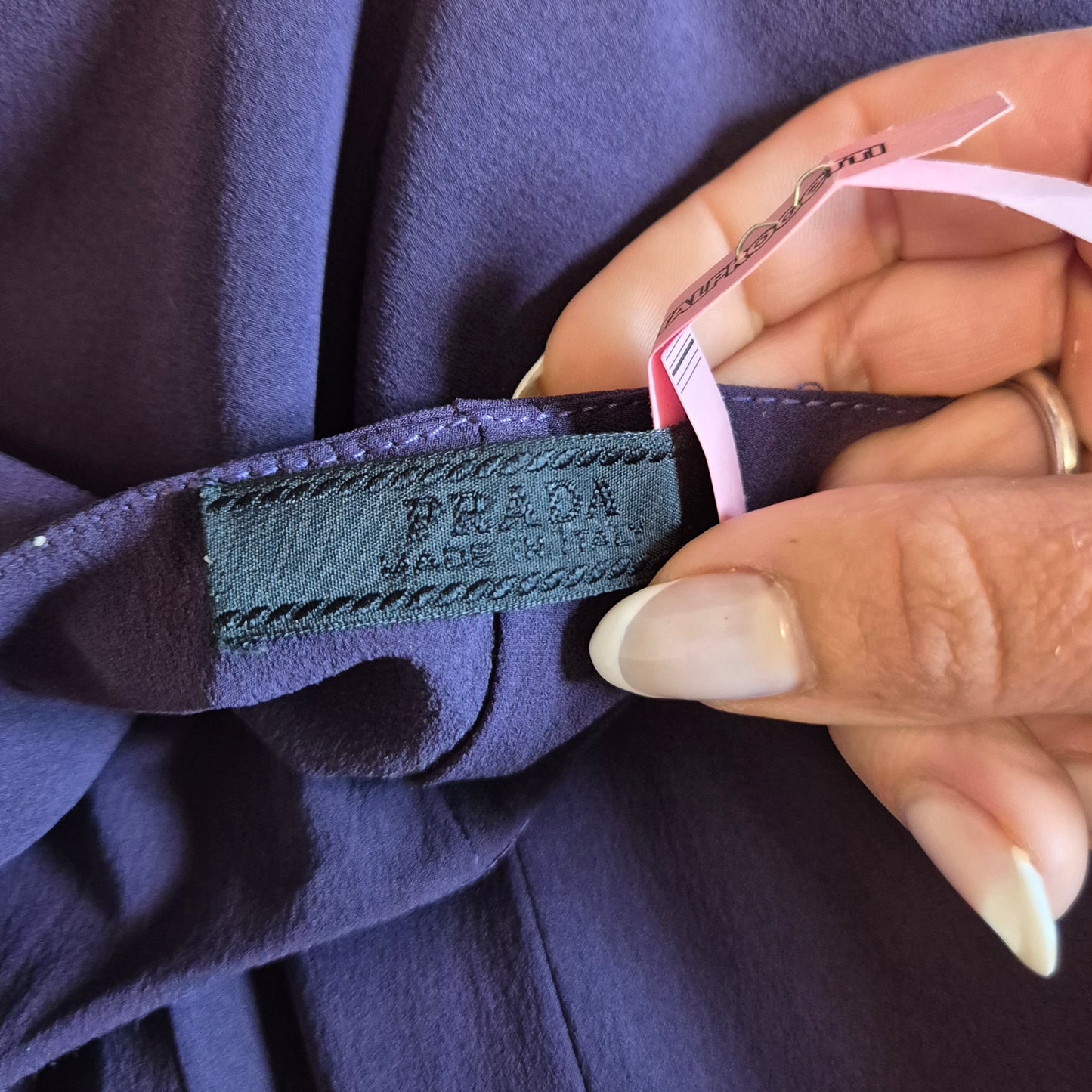 Prada | Abito vintage seta viola