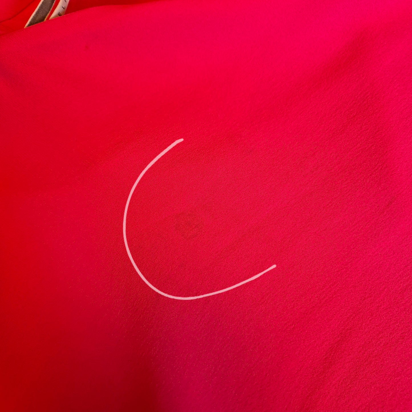Celine | Top con frange in seta rosa