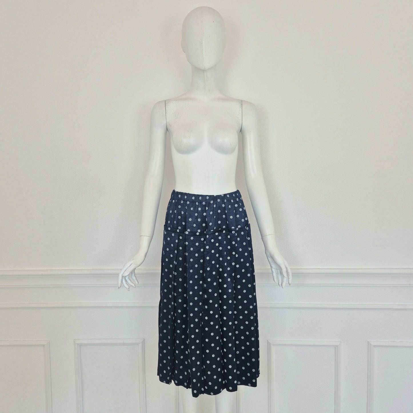 Comme des Garçons | Gonna blu a pois