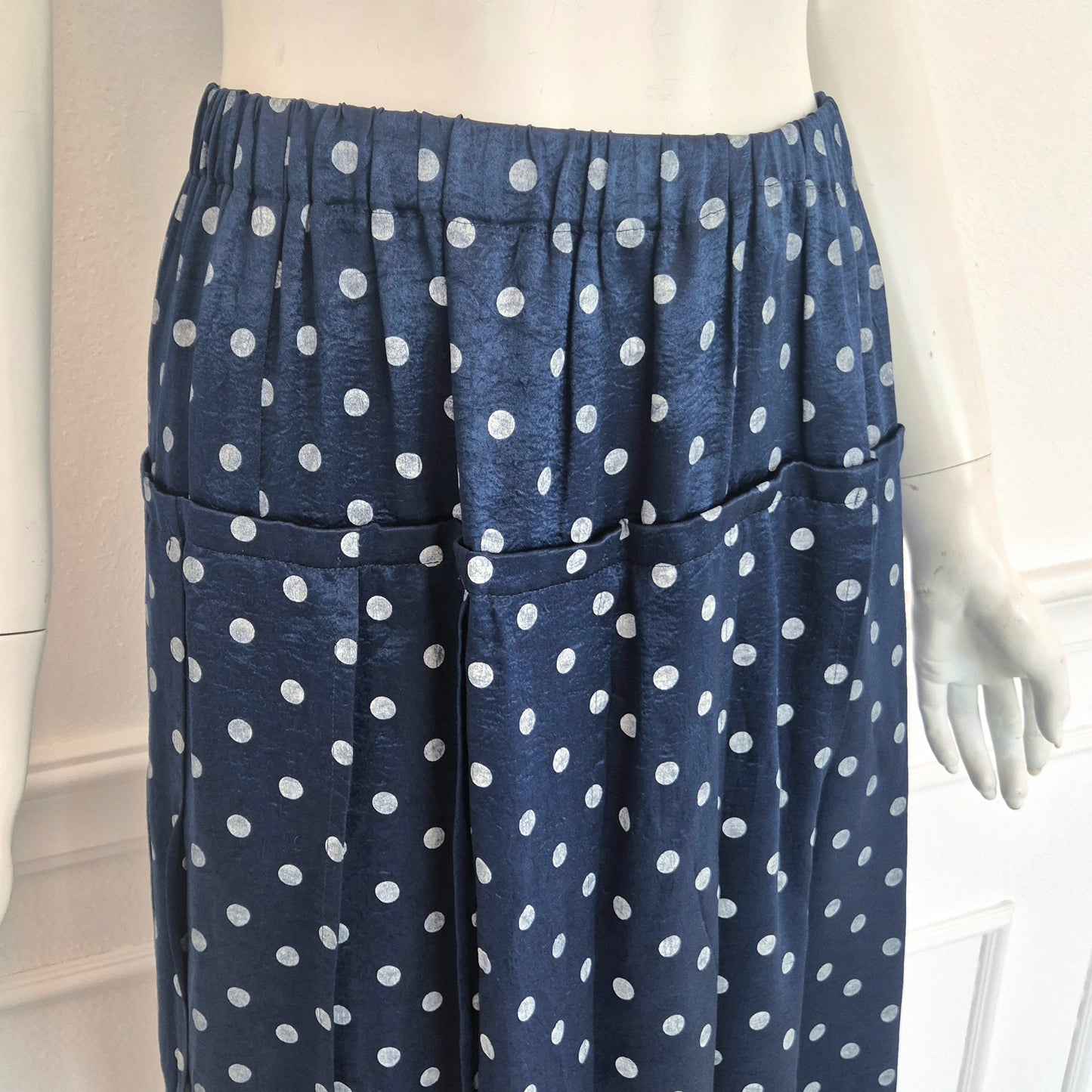 Comme des Garçons | Gonna blu a pois