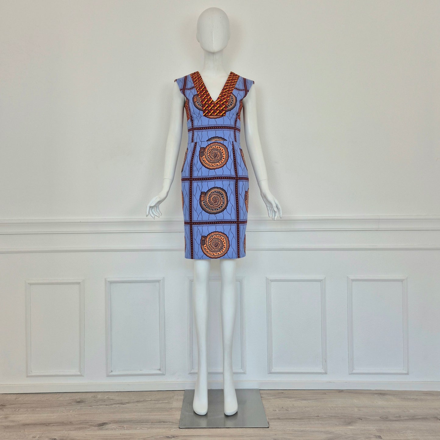 Stella Jean | Abito tubino wax print