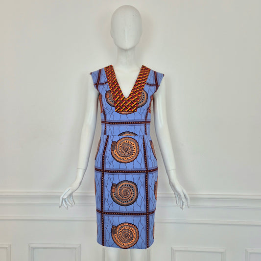 Stella Jean | Abito tubino wax print