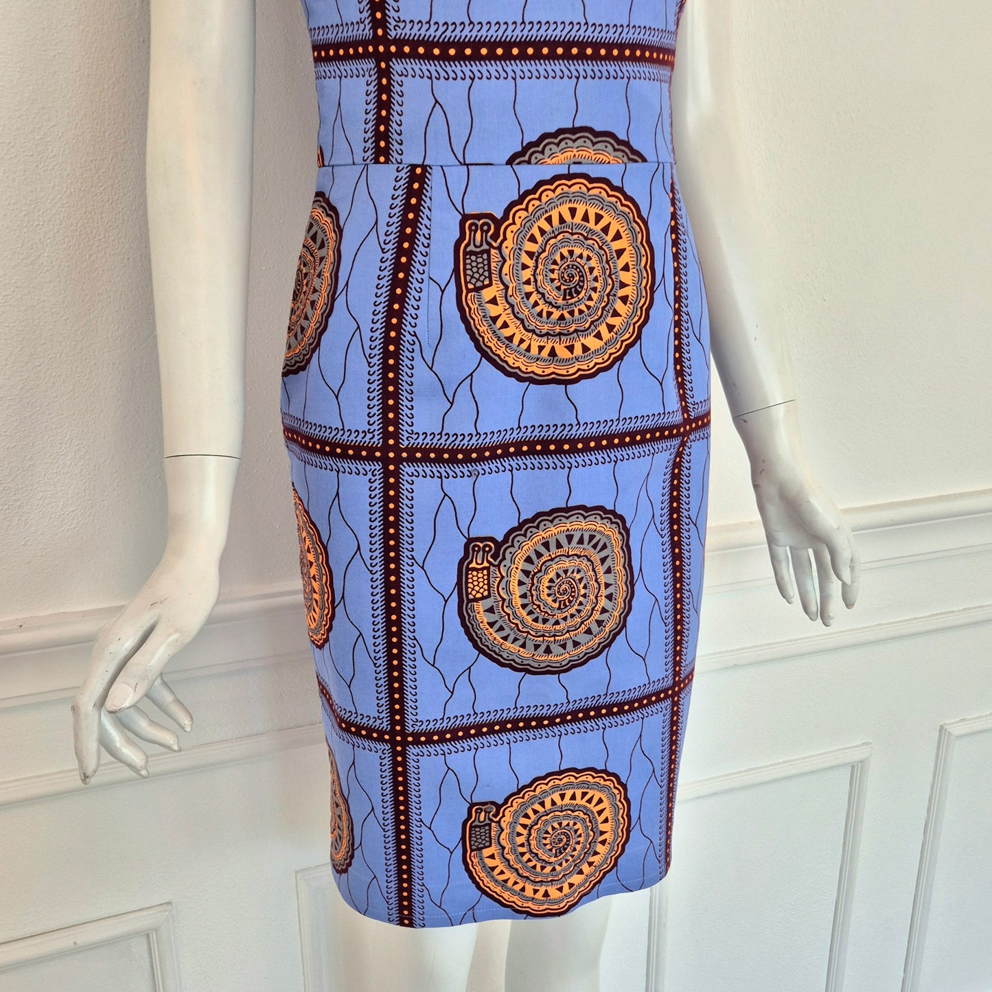 Stella Jean | Abito tubino wax print
