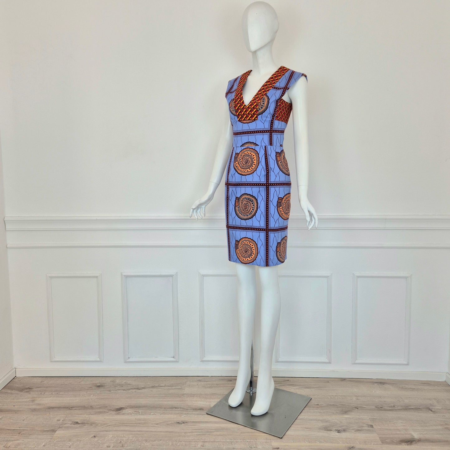 Stella Jean | Abito tubino wax print