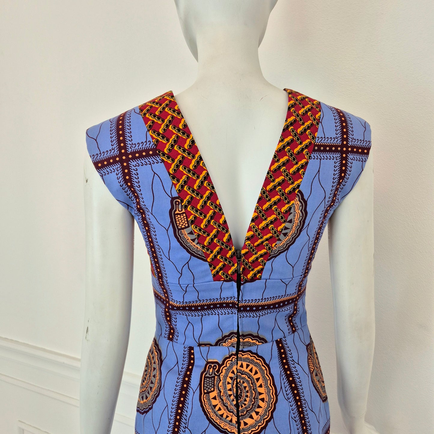 Stella Jean | Abito tubino wax print