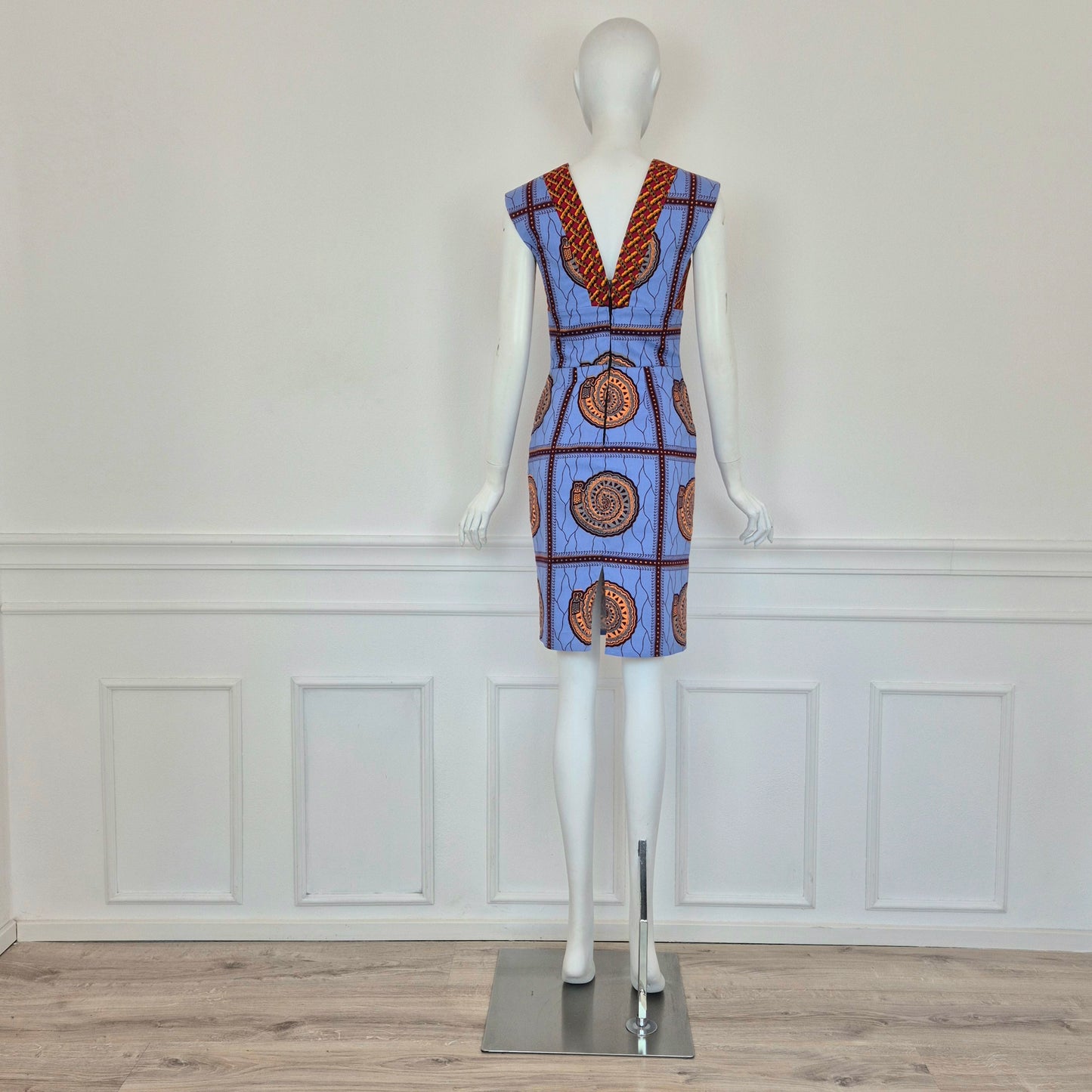 Stella Jean | Abito tubino wax print